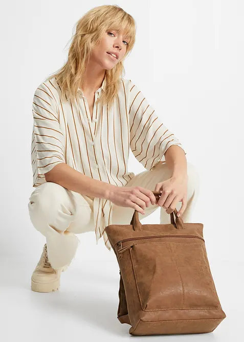 Ryggsekk med utvendige rom, bonprix