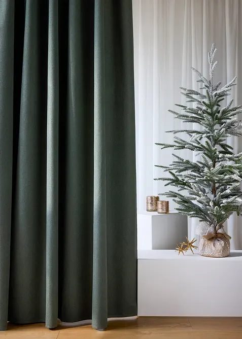 M&oslash;rkleggingsgardin med belegg, f&aring;s ogs&aring; i ekstra lang (1-pack), bonprix