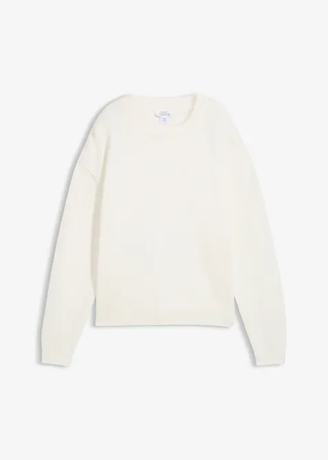 Oversized genser i 100% bomull, bonprix