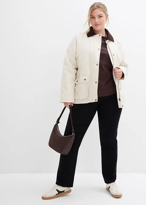 Vattert twilljakke, bonprix