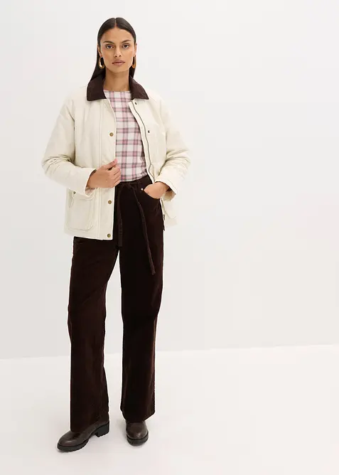 Vattert twilljakke, bonprix