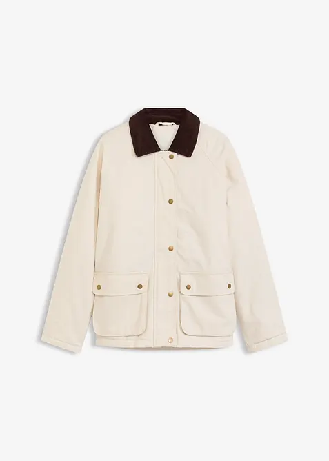 Vattert twilljakke, bonprix