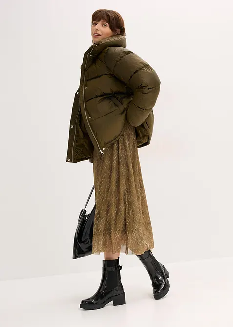 Oversized, vattert jakke, bonprix