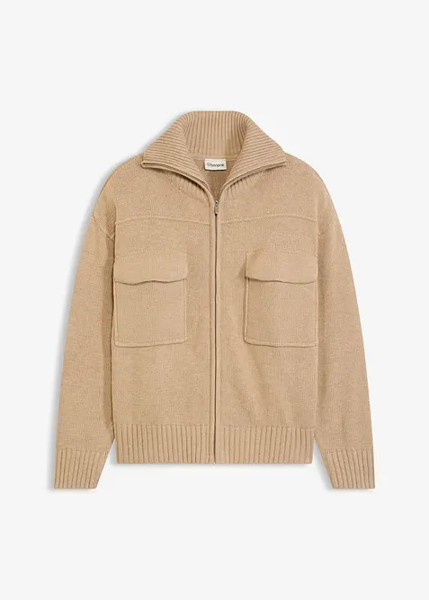 Oversized strikkejakke, bonprix