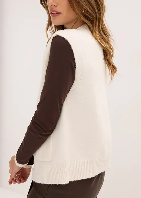 Strikket vest, bonprix