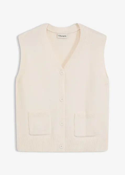 Strikket vest, bonprix