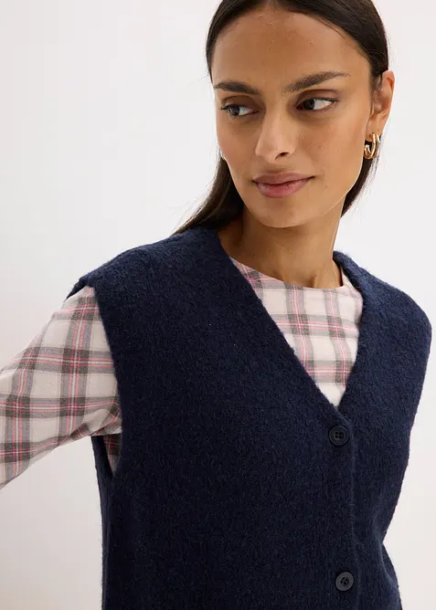 Strikket vest, bonprix