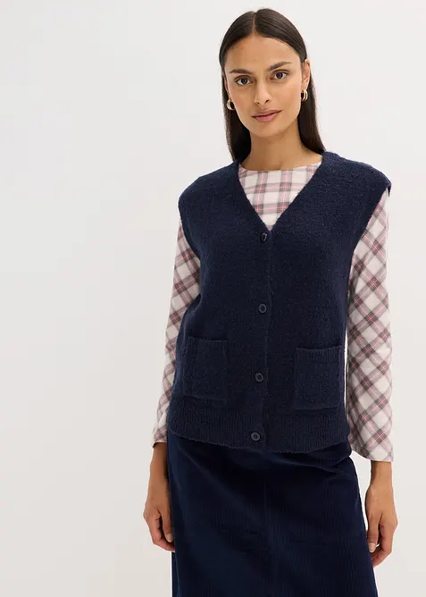 Strikket vest, bonprix