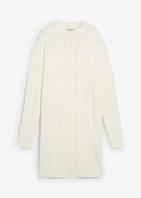 Strikket kjole i 100% bomull, bonprix