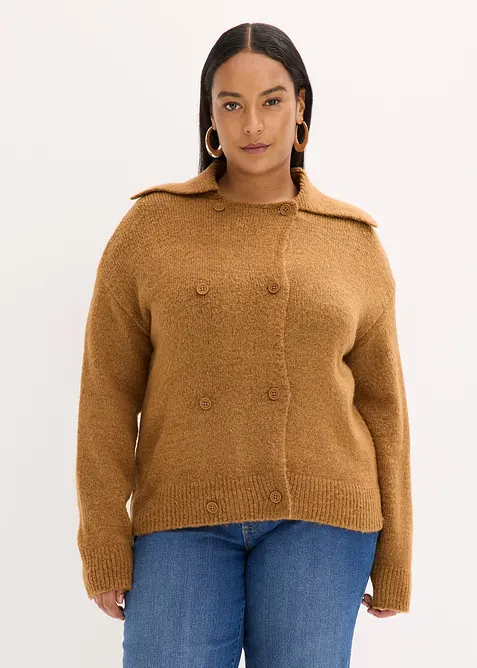 Grovstrikket cardigan, bonprix