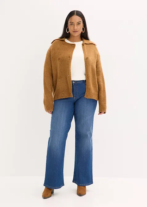 Grovstrikket cardigan, bonprix