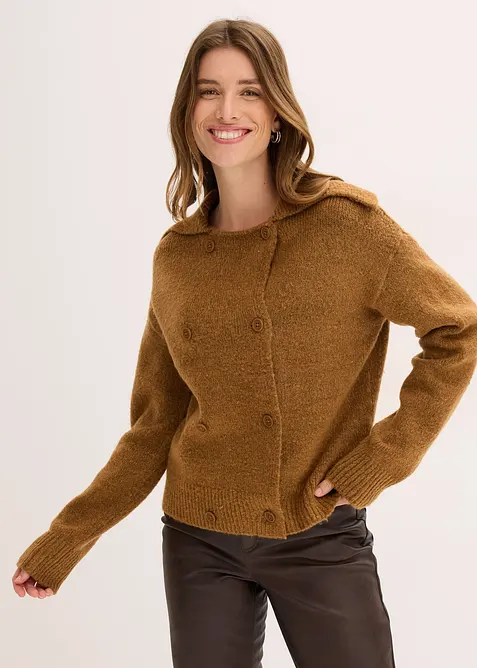 Grovstrikket cardigan, bonprix