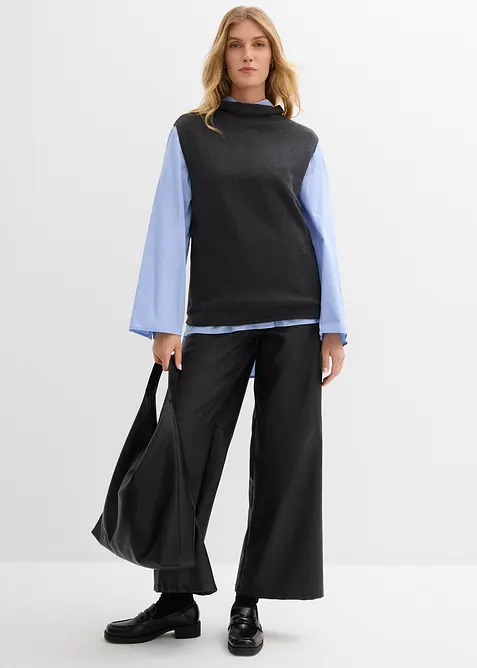 Strikket vest i 100% bomull, bonprix