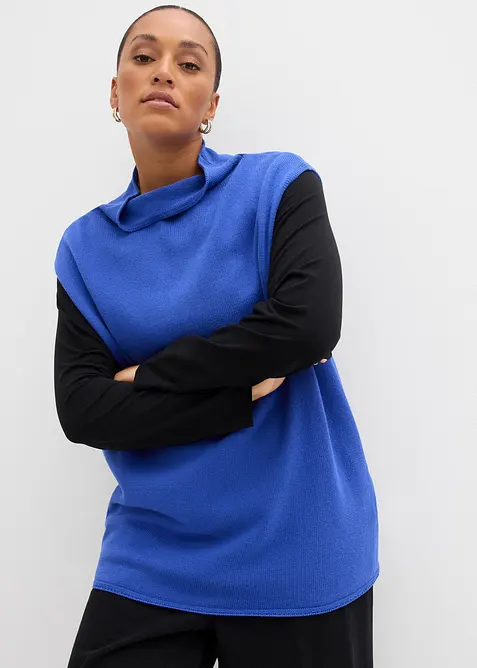 Strikket vest i 100% bomull, bonprix