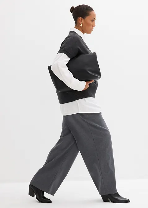 Strikket vest i 100% bomull, bonprix