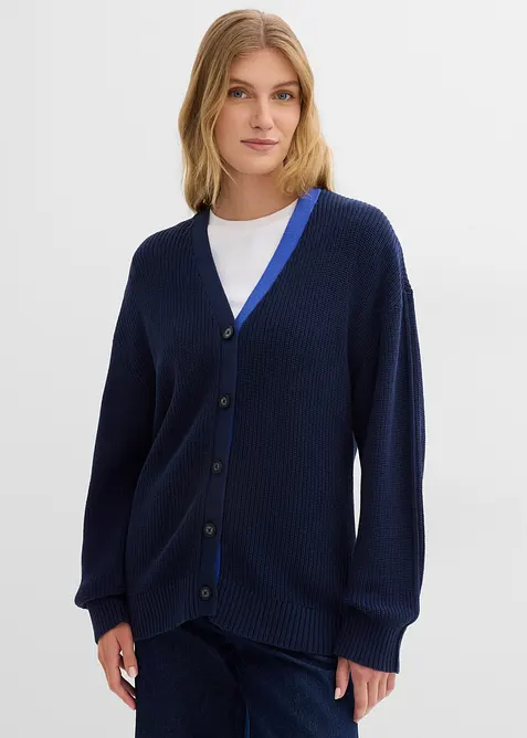 Cardigan i 100% bomull, bonprix