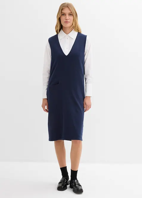 Strikket kjole i 100% bomull, bonprix