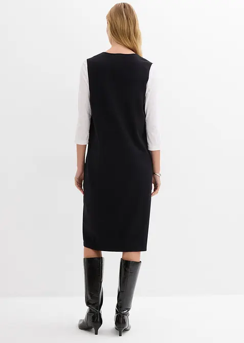 Strikket kjole i 100% bomull, bonprix