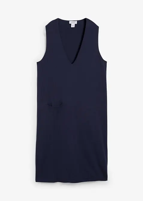 Strikket kjole i 100% bomull, bonprix