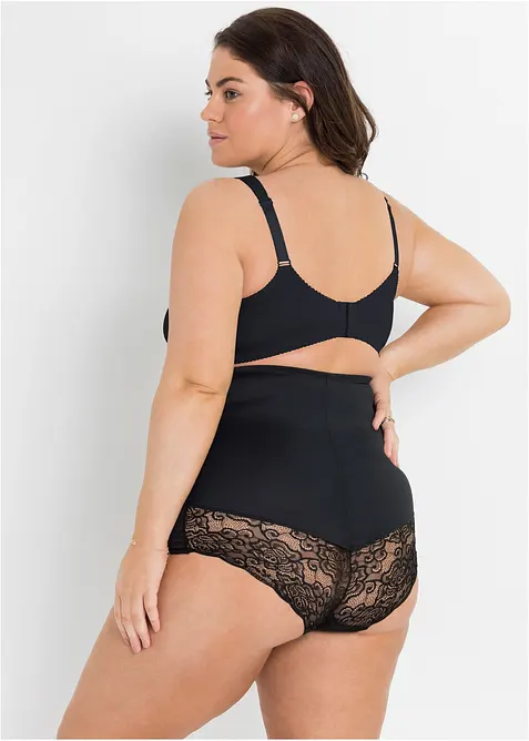 Shape-truse med blondeinnfelling, sterkt formende, bonprix