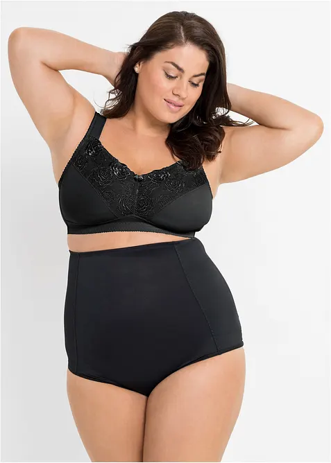 Shape-truse med blondeinnfelling, sterkt formende, bonprix