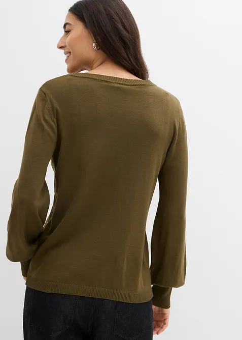 Genser med ballongermer, bonprix