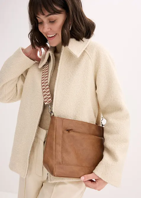 Skulderveske med utbyttbar skulderrem, bonprix