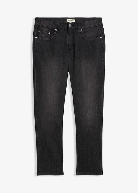 Slim fit-jeans i lett materiale med stretch, Straight, bonprix
