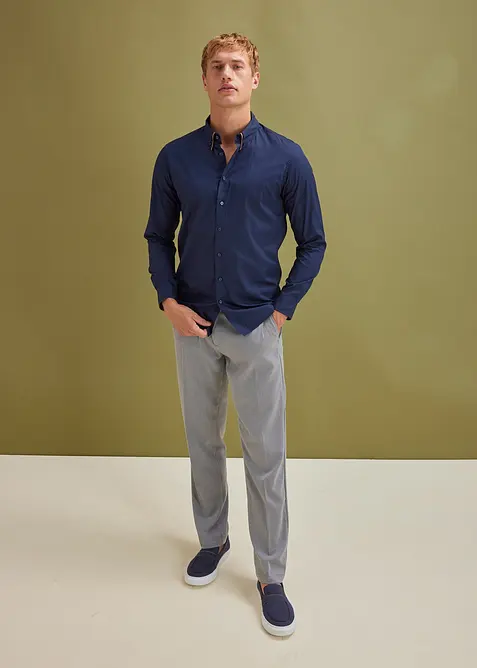 Elegant bukse med press, Regular Fit, bonprix