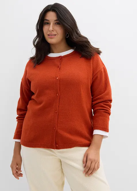 Finstrikket cardigan, bonprix