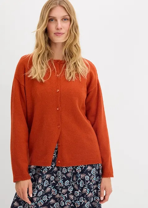 Finstrikket cardigan, bonprix