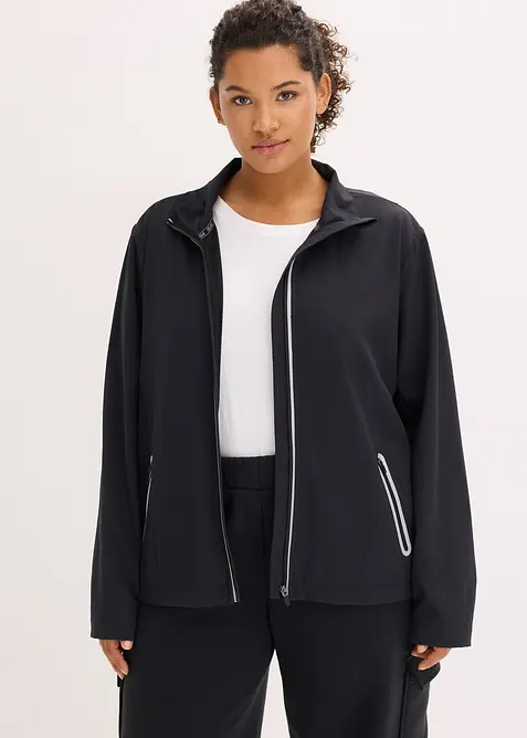 Lett funksjonsjakke med refleksdetaljer, bonprix