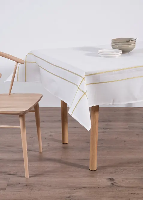 Bordduk i jacquard med glansgarn, bonprix