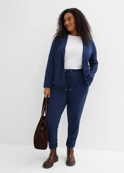 Sweatblazer med lett viskose, bonprix