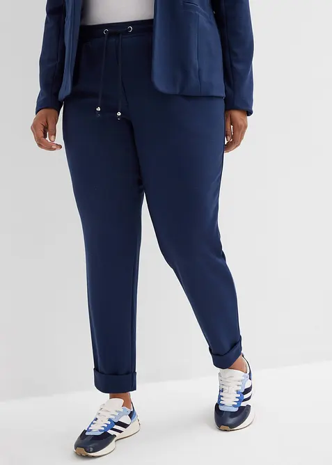 Pull on-bukse i lett viskosemiks, bonprix