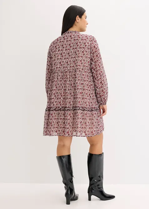 Kjole med broderi, bonprix