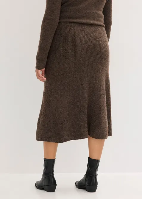 Midi strikkeskj&oslash;rt, bonprix