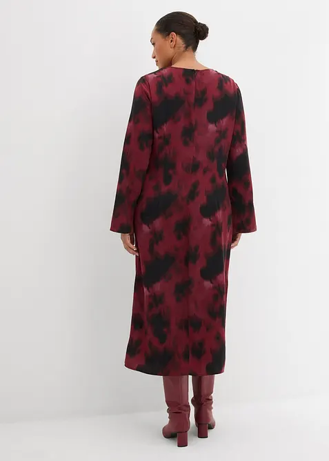 Midikjole i sateng, bonprix