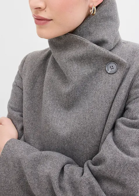 Kåpe av imitert ull, bonprix