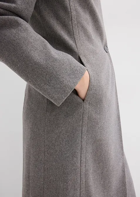 Kåpe av imitert ull, bonprix