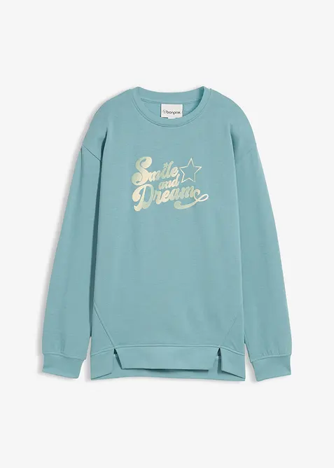 Oversized sweatshirt i 100% økologisk bomull, bonprix