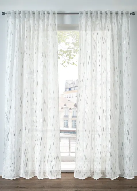 Batistgardin med glans, fås også i ekstra lang (1-pack), bonprix