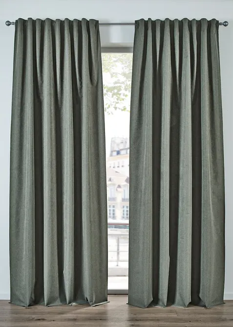 M&oslash;rkleggingsgardin med belegg, f&aring;s ogs&aring; i ekstra lang (1-pack), bonprix