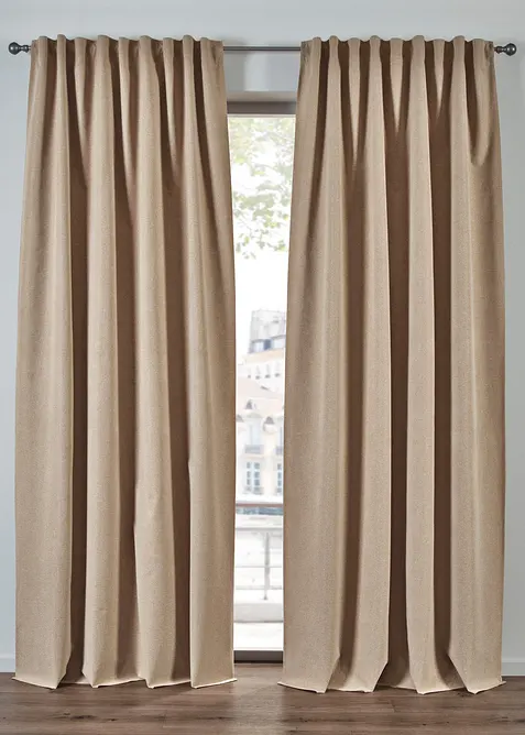 Mørkleggingsgardin med belegg, fås også i ekstra lang (1-pack), bonprix