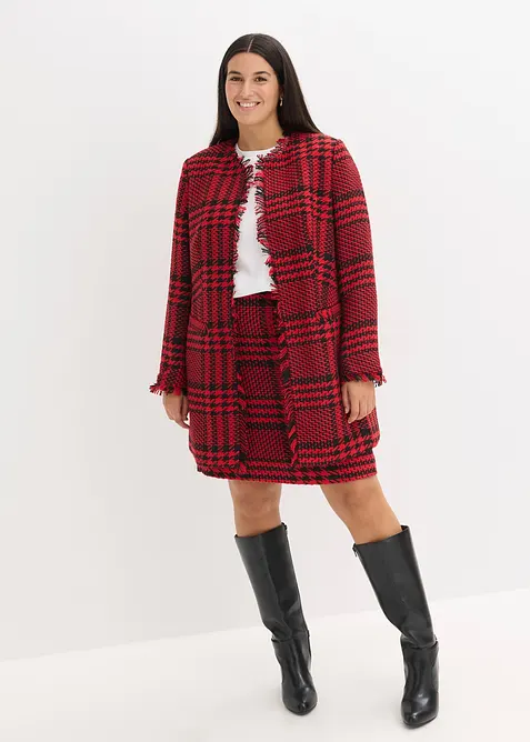 Skjørt i mykt bouclégarn, bonprix