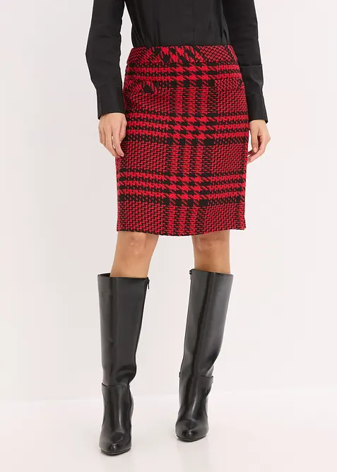 Skjørt i mykt bouclégarn, bonprix