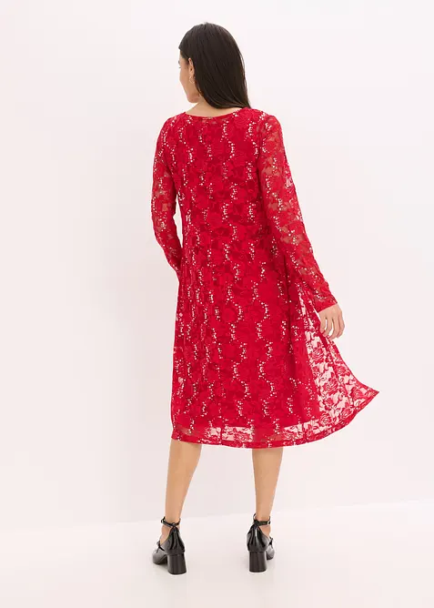 Kjole med blonder (2-delt sett), bonprix