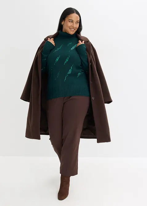 Genser med paljetter, bonprix