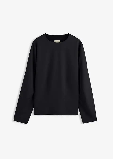 Langermet topp i Punto di Roma-materiale, bonprix