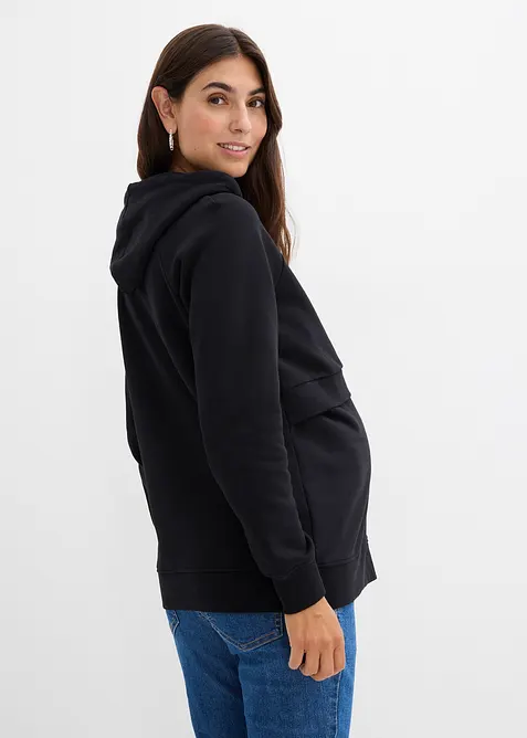 2-i-1-mamma- og ammesweatshirt av økologisk bomull, bonprix